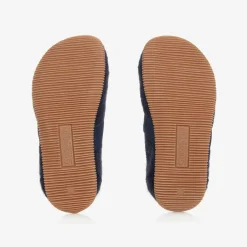 Giesswein Navy Blue Wool Slippers Clearance