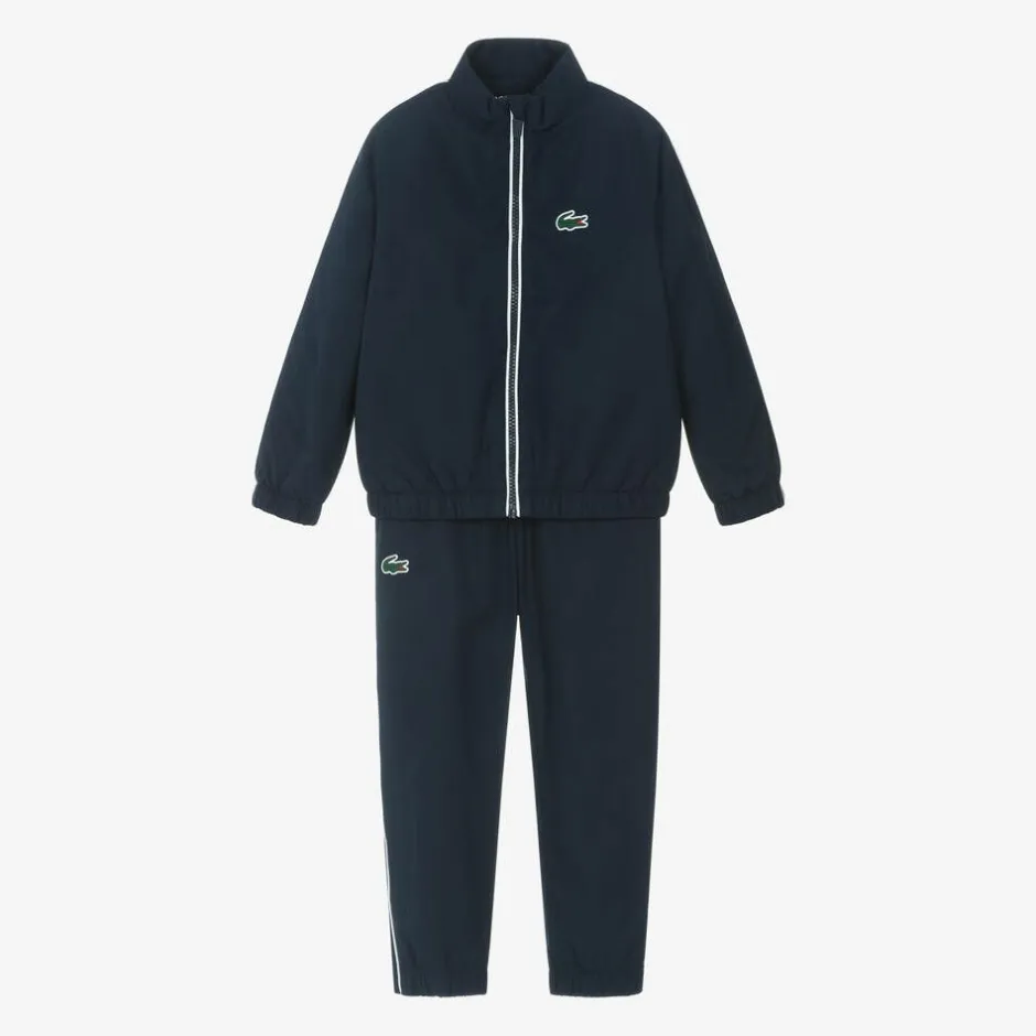 Lacoste Navy Blue Zip-Up Crocodile Tracksuit Sale