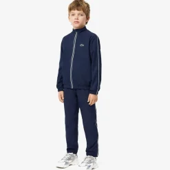 Lacoste Navy Blue Zip-Up Crocodile Tracksuit Sale