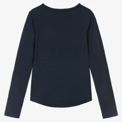 Smalls Merino Navy Blue ZQ Merino Wool Top Best