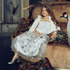 Souza Off-White Faux Fur Cape Outlet