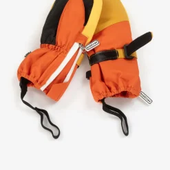 Roarsome Orange & Yellow Ski Mittens Outlet