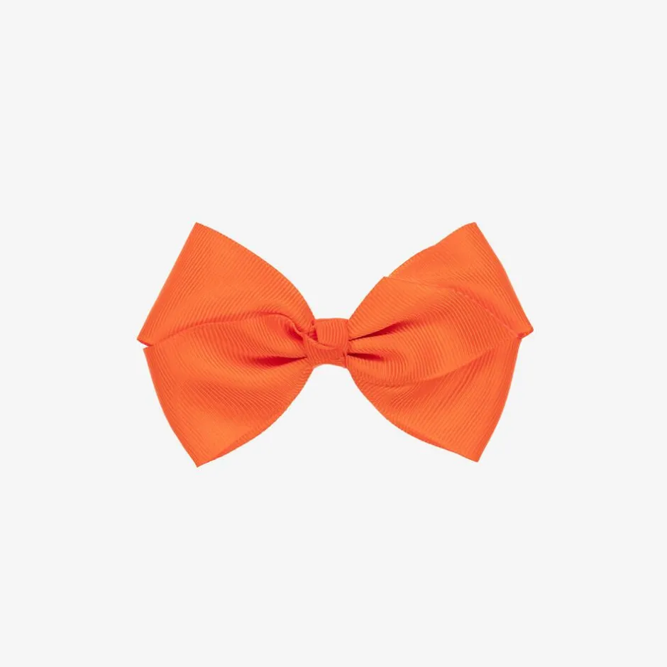 Bowtique London Orange Bow Hair Clip (10cm) Autumnorange Online