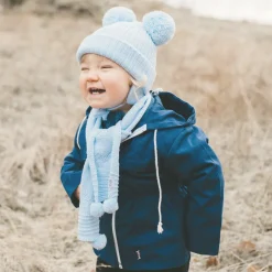 Sätila of Sweden Pale Blue Belle Knitted Scarf (88cm) Clearance