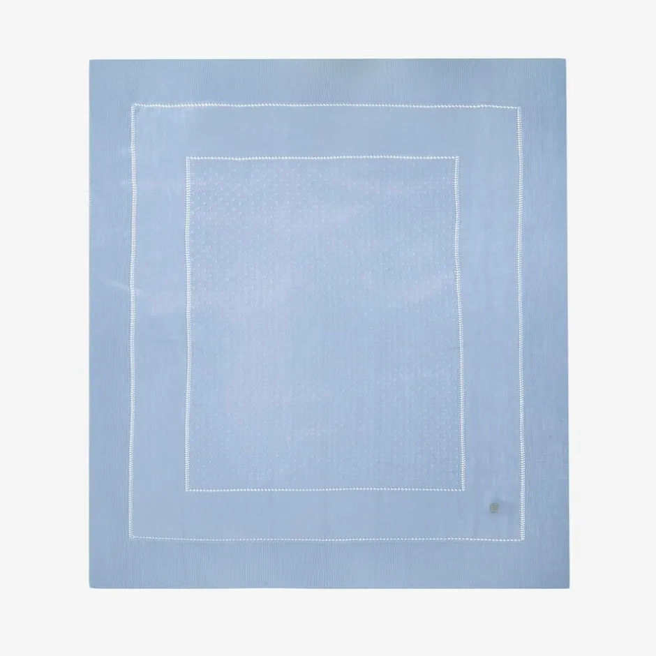 Artesanía Granlei Pale Blue Knitted Blanket (108cm)