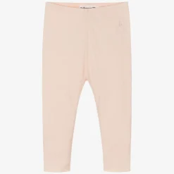 Bonpoint Pale Pink Cotton Leggings Hot