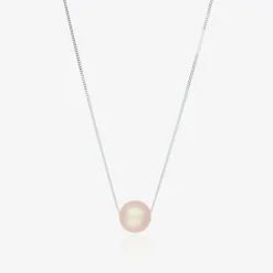 Raw Pearls Pearl & Silver Necklace (45cm) Online