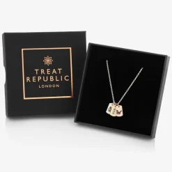 Treat Republic Personalised Butterfly Tag Necklace (47cm)