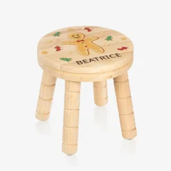 Treat Republic Personalised Christmas Gingerbread Wooden Stool