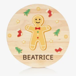 Treat Republic Personalised Christmas Gingerbread Wooden Stool