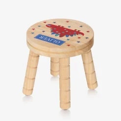 Treat Republic Personalised Wooden Dinosaur Stool Outlet