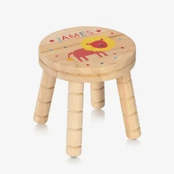 Treat Republic Personalised Wooden Lion Stool Sale