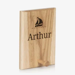 Treat Republic Personalised Wooden Ship Peg Hook (18cm) Discount