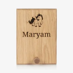 Treat Republic Personalised Wooden Unicorn Peg Hook (18cm) Clearance