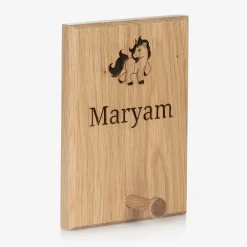 Treat Republic Personalised Wooden Unicorn Peg Hook (18cm) Clearance