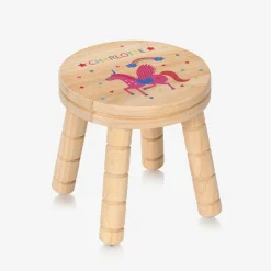 Treat Republic Personalised Wooden Unicorn Stool Sale