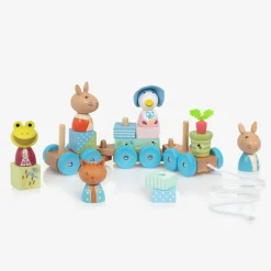 Orange Tree Toys Peter Rabbit Wooden Puzzle Train Toy (29cm) Sale