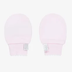Kissy Kissy Pima Cotton Scratch Mittens Clearance
