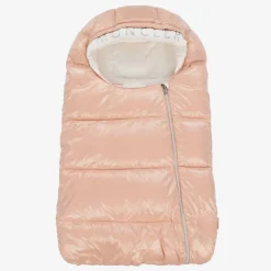 Moncler Enfant Pink & White Down Padded Baby Nest Hot