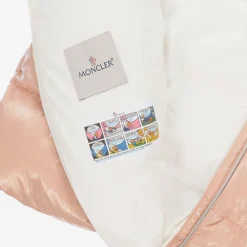 Moncler Enfant Pink & White Down Padded Baby Nest Hot