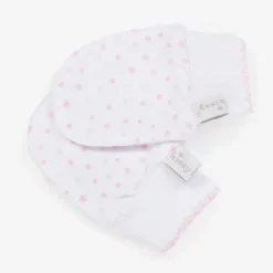 Kissy Kissy Pink & White Baby Sheep Scratch Mittens Discount