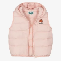 KENZO KIDS Pink Boke Flower Down Gilet
