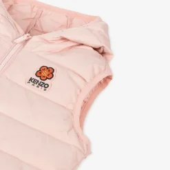 KENZO KIDS Pink Boke Flower Down Gilet