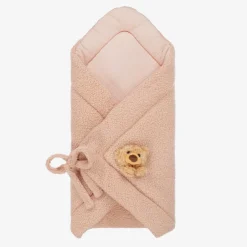 Jamiks Pink Bouclé Fleece Bear Nest (64cm) Discount