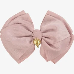 Angels Face Pink Bow Hair Clip (19cm)