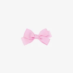 Peach Ribbons Pink Bow Hair Clip (7cm) Hot