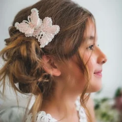 Sienna Likes To Party Pink Butterfly Hairclip (11cm) Clearance