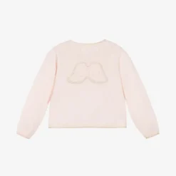 Marie-Chantal Pink Cashmere Angel Wing Cardigan Best