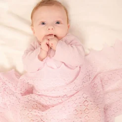 G.H.Hurt amp; Son Pink Cashmere Shawl (122cm) Discount