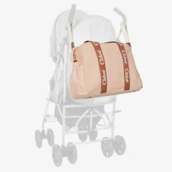 Chloé Pink Corduroy Changing Bag (48cm) Discount