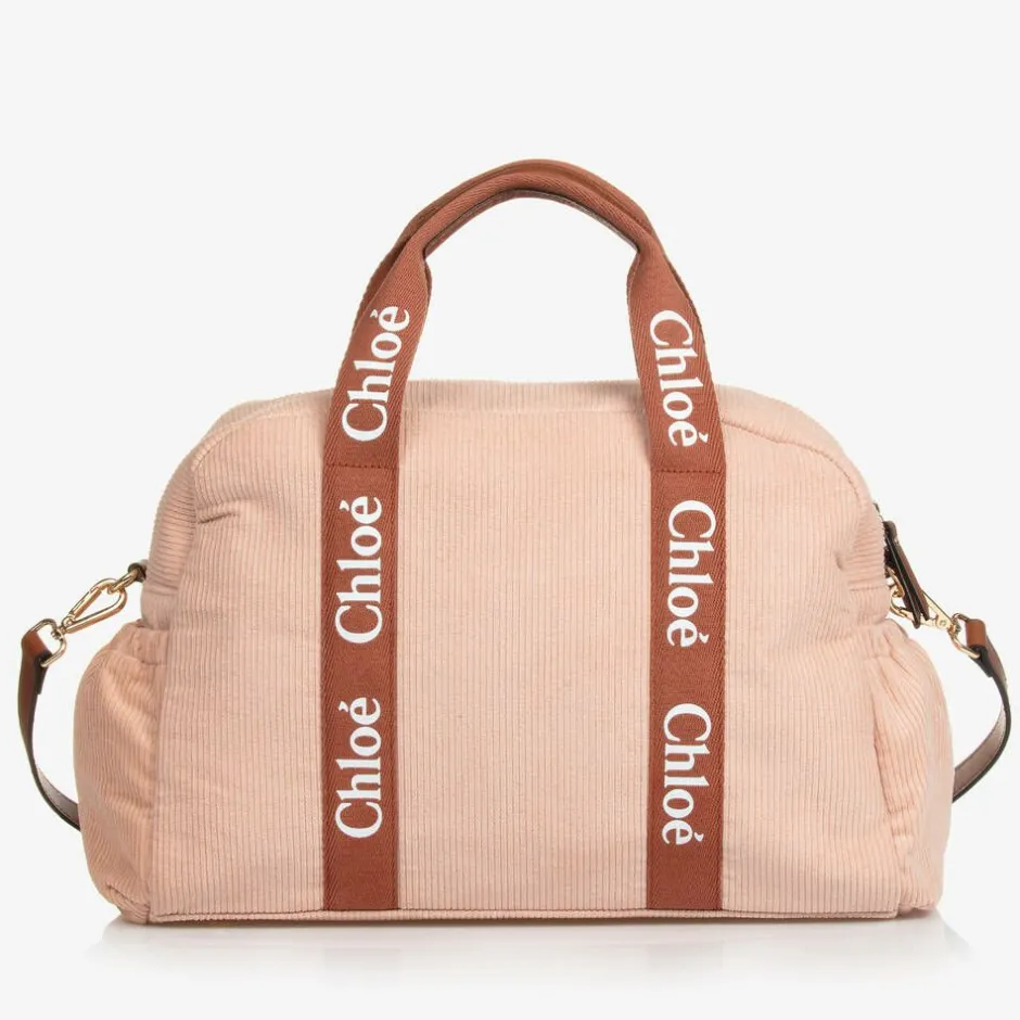 Chloé Pink Corduroy Changing Bag (48cm) Discount