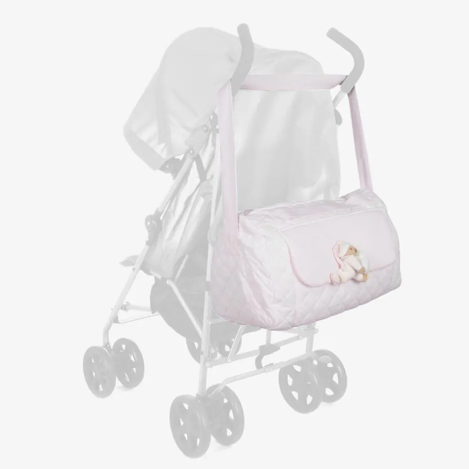 Nanán Pink Cotton Baby Changing Bag (44cm) New