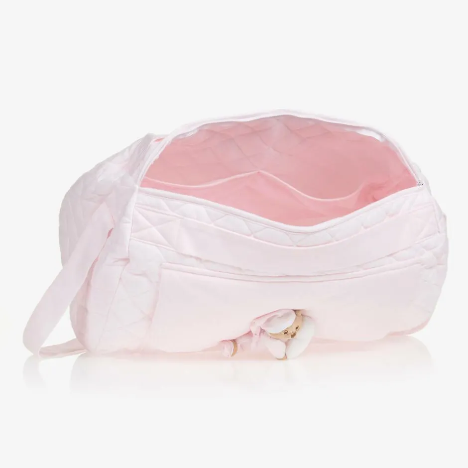 Nanán Pink Cotton Baby Changing Bag (44cm) New