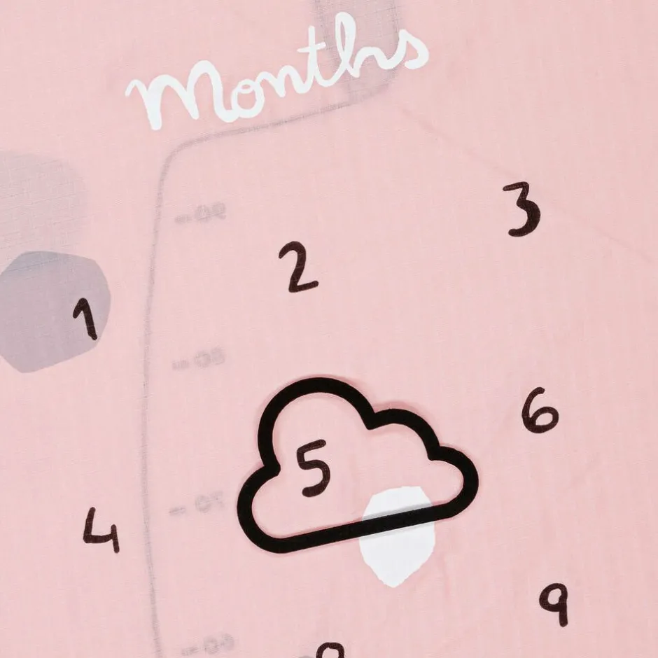 Mayoral Pink Cotton Baby Milestone Swaddles (2 Pack) Sale