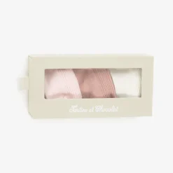 Tartine et Chocolat Pink Cotton Baby Socks (3 Pack) Best