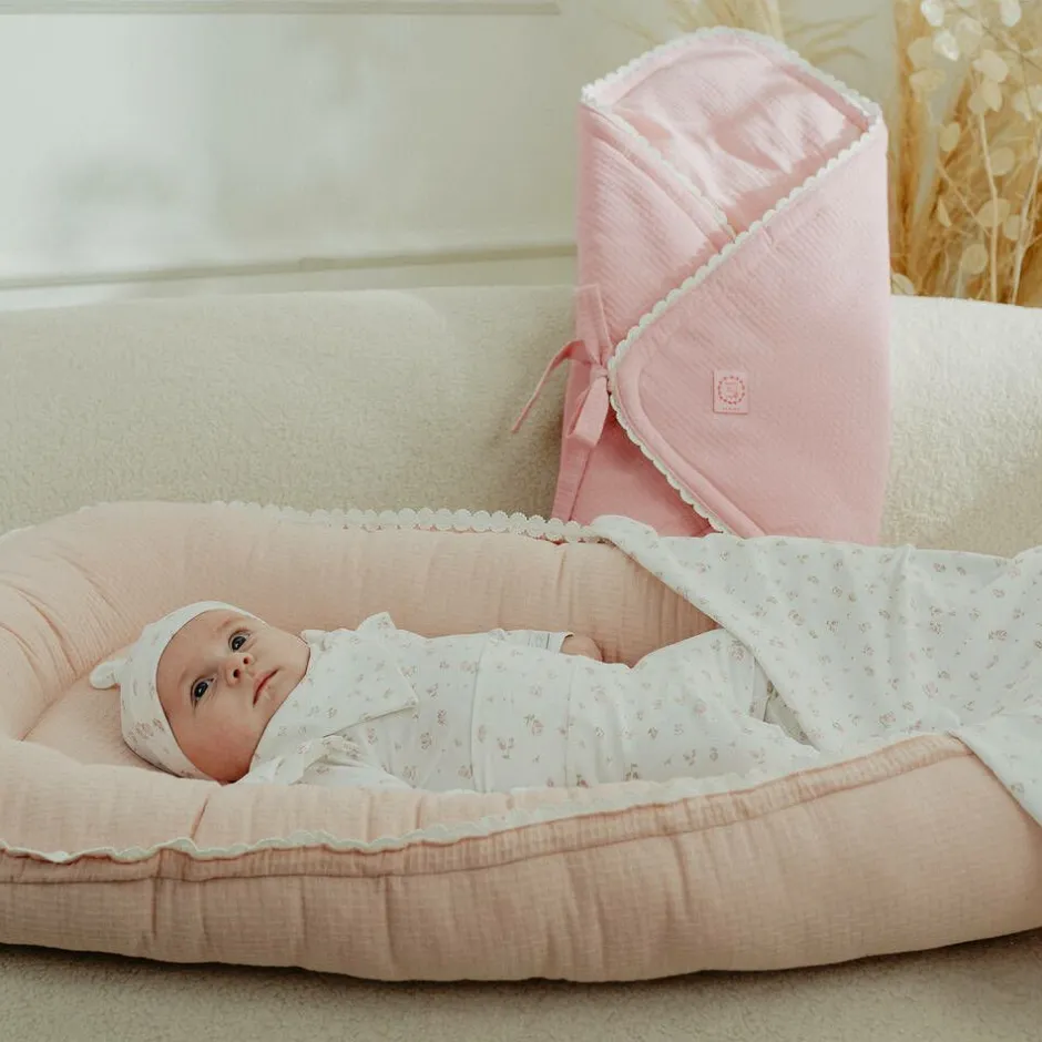 Jamiks Pink Cotton Basket Weave Nest Best