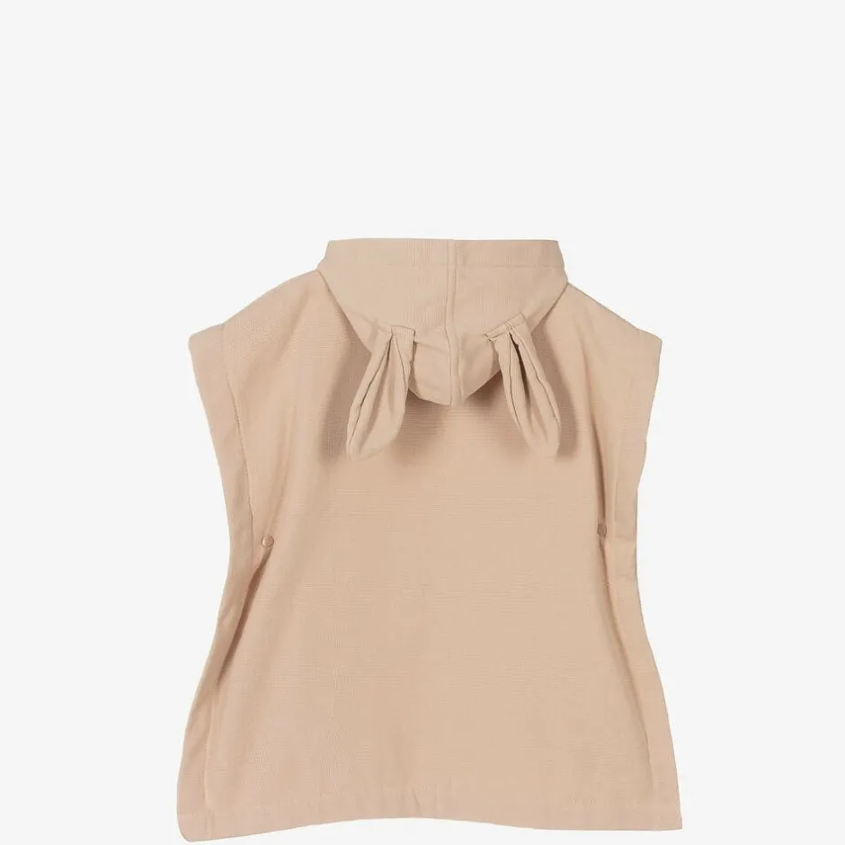 Elodie Pink Cotton Hooded Poncho Towel Sale