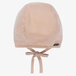 Elodie Pink Faux Shearling Winter Bonnet
