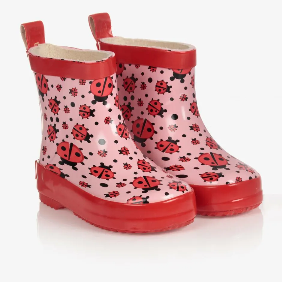 Playshoes Pink First Walker Rain Boots Clearance
