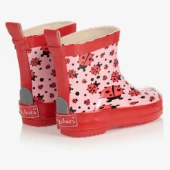 Playshoes Pink First Walker Rain Boots Clearance
