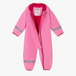 Playshoes Pink Fleece-Lined Rain Suit Online