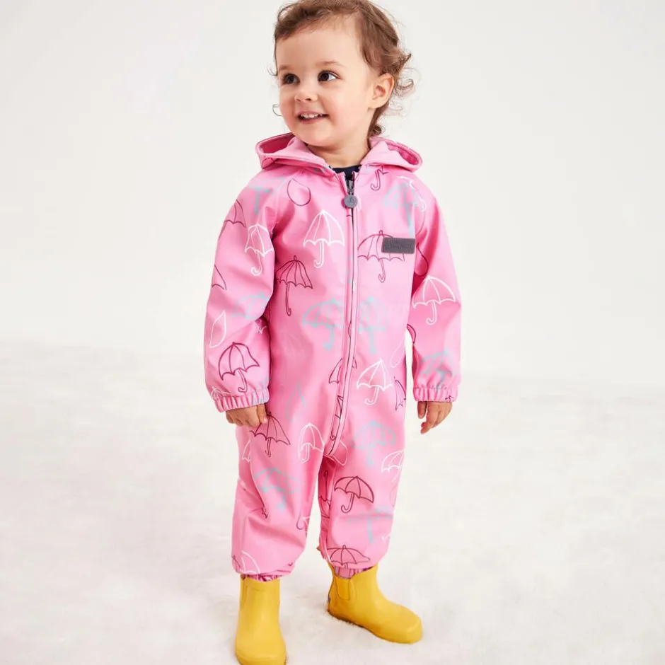 Mitty James Pink Hooded Waterproof Umbrella Rainsuit Clearance