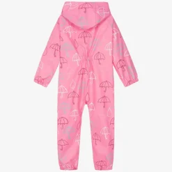 Mitty James Pink Hooded Waterproof Umbrella Rainsuit Clearance