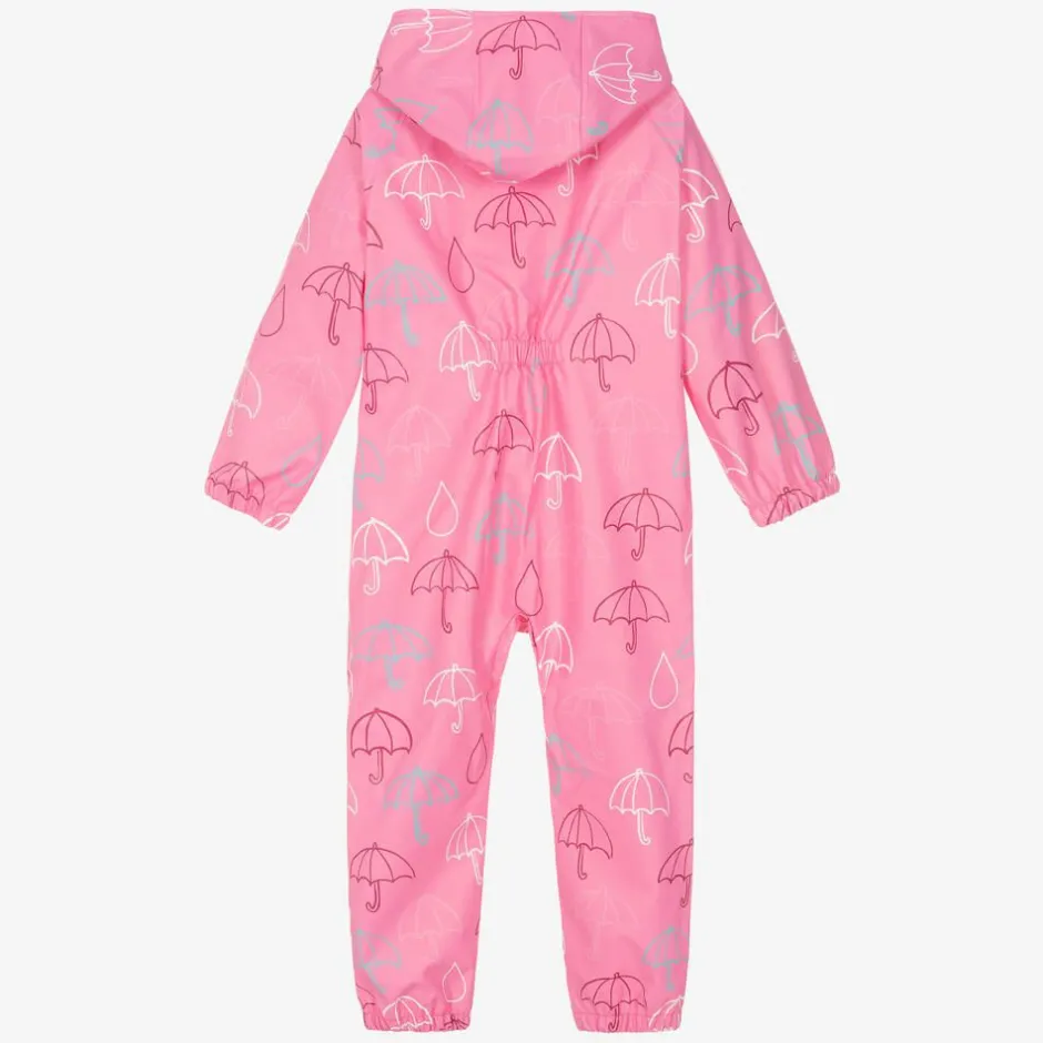 Mitty James Pink Hooded Waterproof Umbrella Rainsuit Clearance