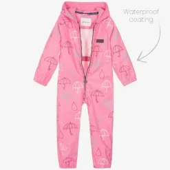 Mitty James Pink Hooded Waterproof Umbrella Rainsuit Clearance
