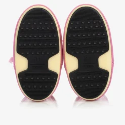 Moon Boot Pink Icon Nylon Snow Boots